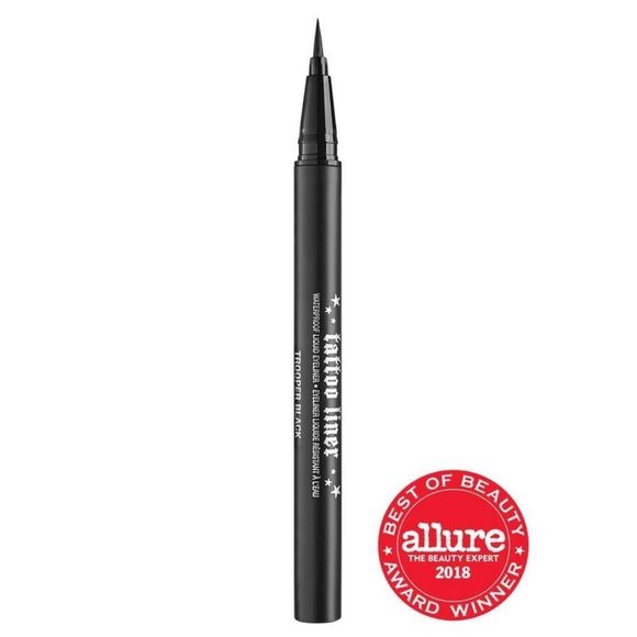 KVD Vegan Waterproof tattoo liquid liner in Trooper Black - Picture 2 of 9